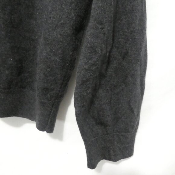 Classic Black Mock Neck Sweater | 17.5 inches pit to pit measured - Picture 14 of 14